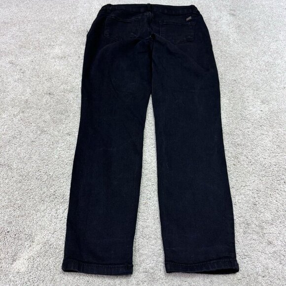 GENTLY USED - 1822 Jeans Black Skinny Faux Pockets Size 10 - Picture 10 of 12